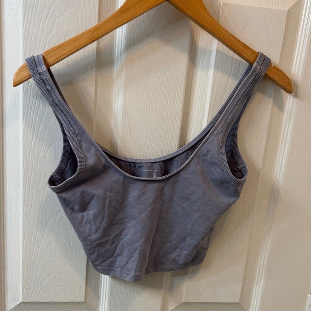 FP Movement Grayish Cropped Tank Top size Small